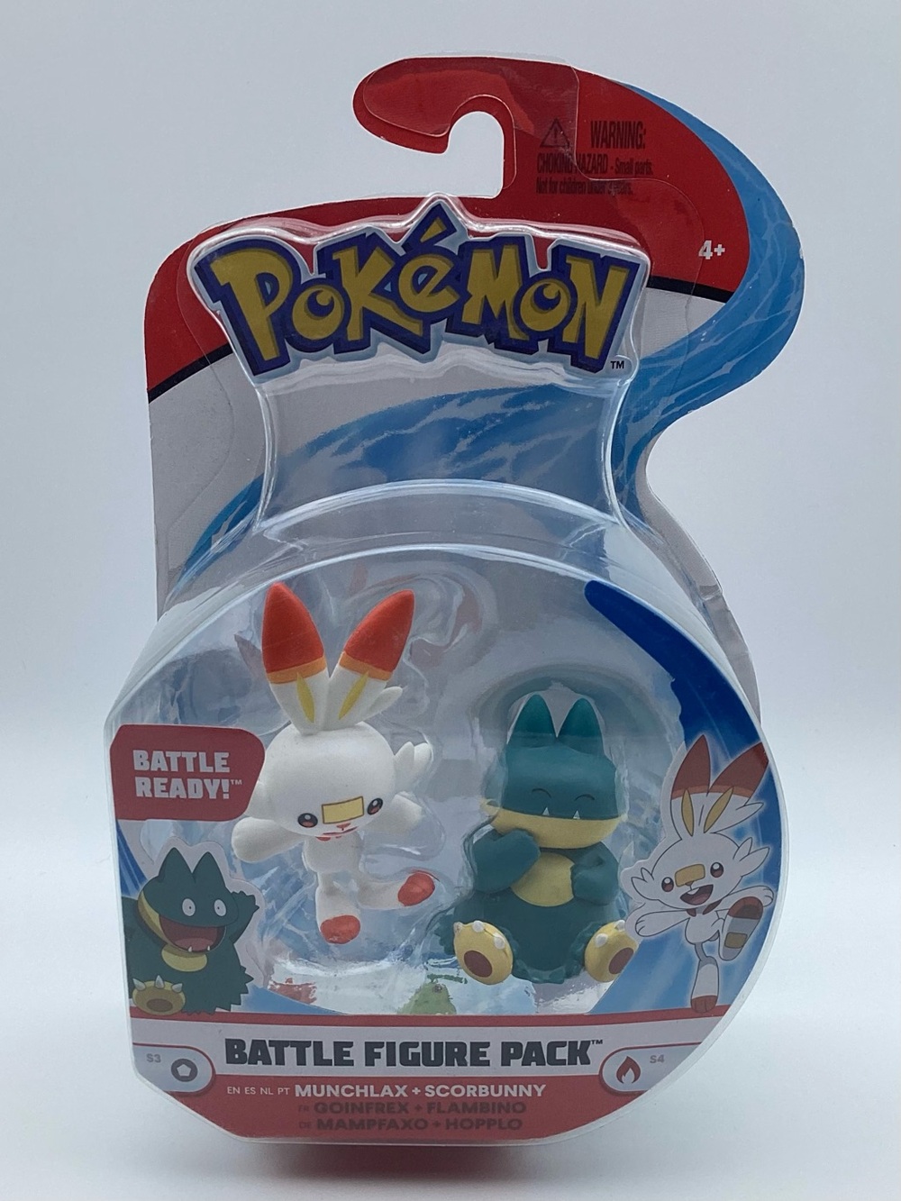 Pokémon Battle Figure Pack - Scorbunny & Munchlax